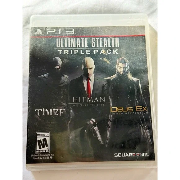 PS3 Ultimate Stealth Triple Pack 2014 Game Mature‎ Rating