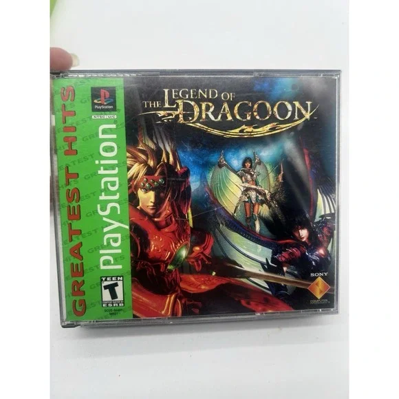 PS The Legend of Dragoon‎ (Sony PlayStation, 2000) Greatest Hits Green Label