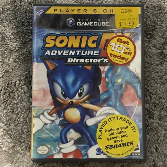 Sonic Adventure DX Director's Cut (Nintendo GameCube, 2003) CIB, Tested & Works