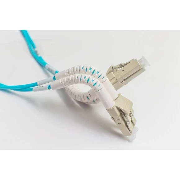 FiberCablesDirect - 2M OM4 LC LC Fiber Patch Cable (6.56ft)