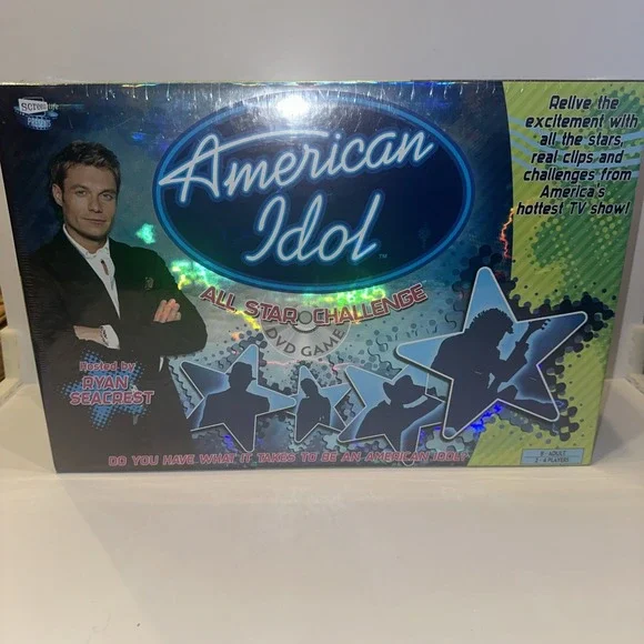 American Idol All Star Challenge DVD Game Microphone‎ Ryan Seacrest New Sealed