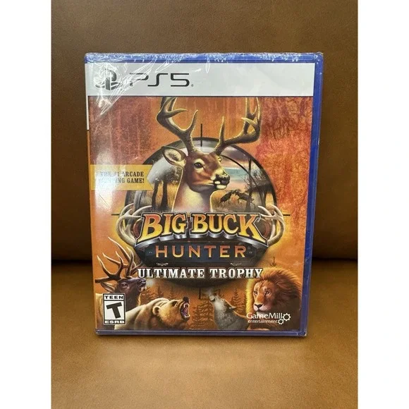 PLAYSTATION 5 BIG BUCK HUNTER ULTIMATE TROPHY PS5 Game Brand New & Sealed