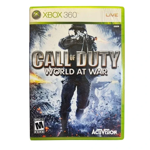 Call of Duty: World‎ at War - Microsoft Xbox 360 Video Game Action