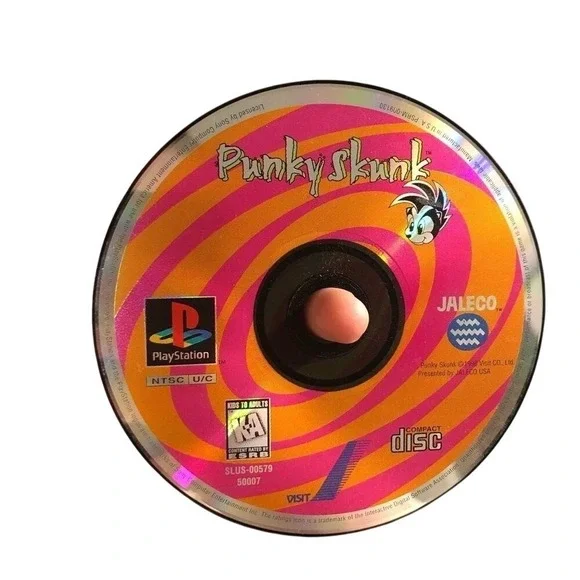 Punky Skunk Sony PlayStation PS1 1998 Disc Only