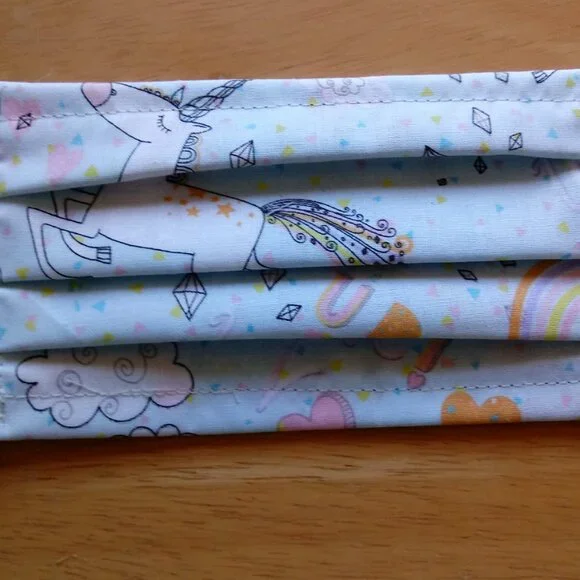 Kids Face Mask Unicorn Print