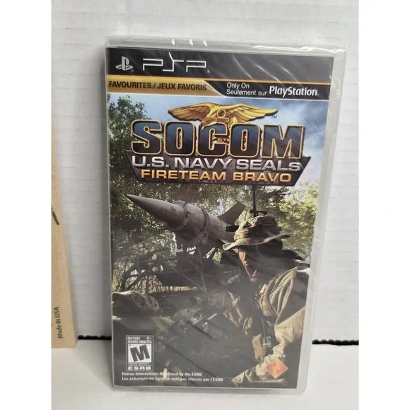 Socom US Navy Seals Fireteam Bravo‎ (Sony PSP, 2005) NEW IN BOX