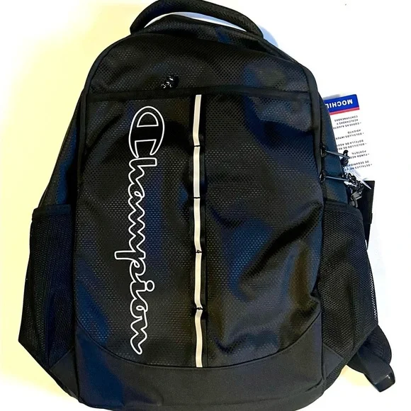 NEW Champion 18” Unisex Center Backpack - Black