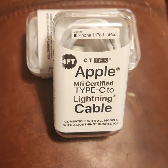 Type C to Lightening IPhone charging cable