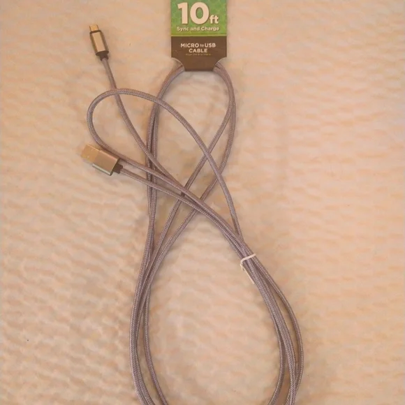 Charging Cable 10ft Micro to Usb