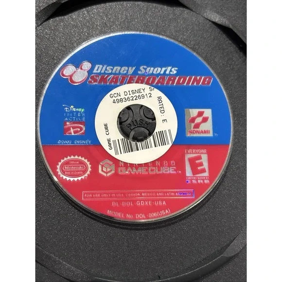 Disney Sports Skateboarding (Nintendo GameCube, 2002) Disc Only Tested. Mint