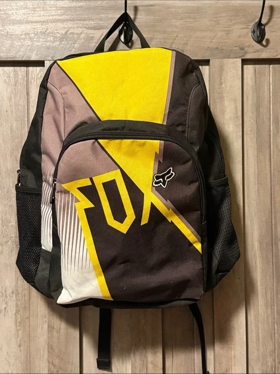 Fox Yellow and Black Graphic Men's Backpack