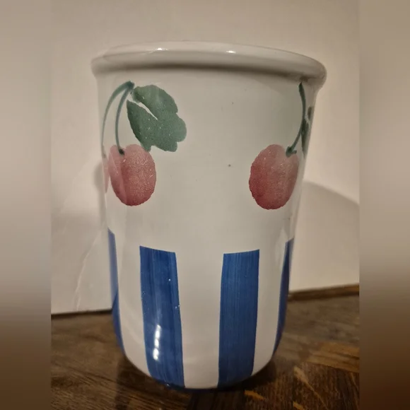 Pier 1 Handpainted Ceramic Vase