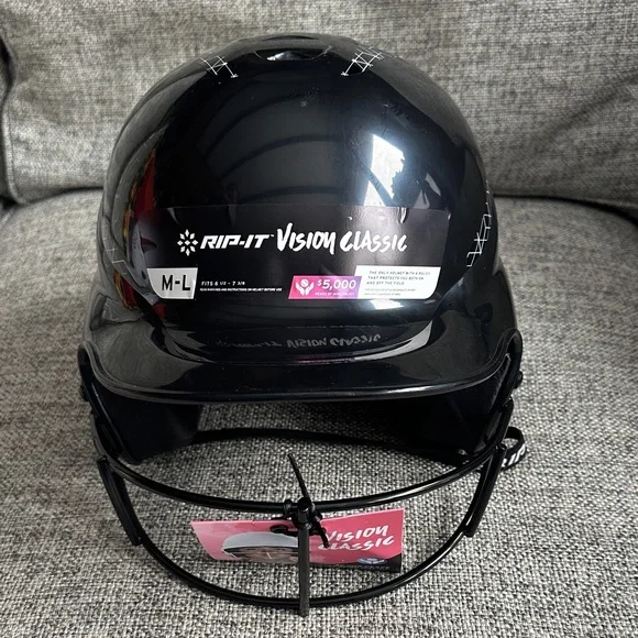 RIP-IT Vision Classic Black Kids Face Mask