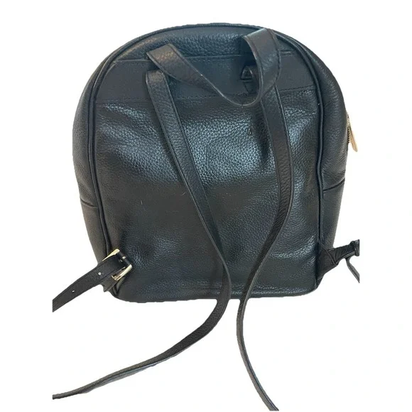 Michael Kors pebbled leather Abbey Backpack Leather‎ Logo