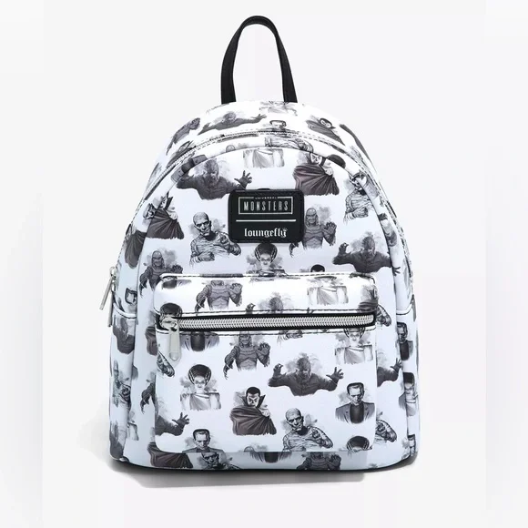 Loungefly Universal Monsters Icons Mini Backpack NWT