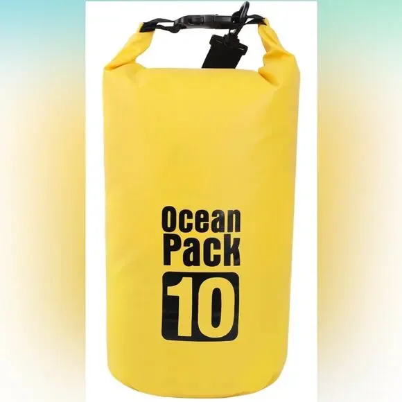 Dry Bag Waterproof for Women Men,10L Rolled Lightweight Dry Storage Bag Backpack