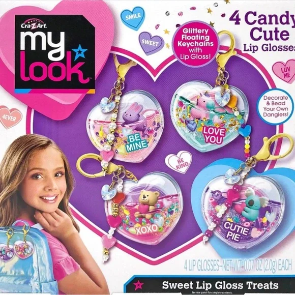 My Look 4 Candy Cute Lip Glosses - Pink and Purple