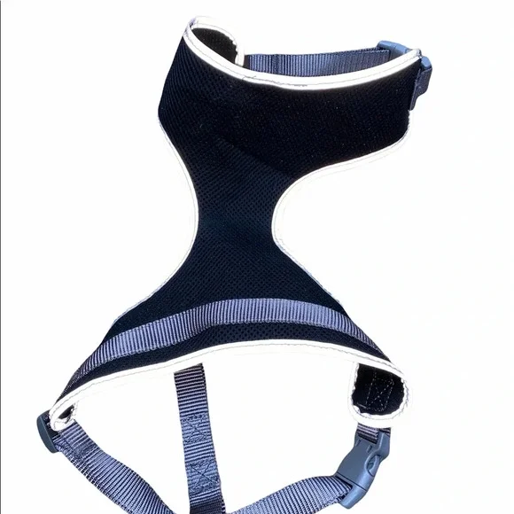 Pet harness black size medium/large