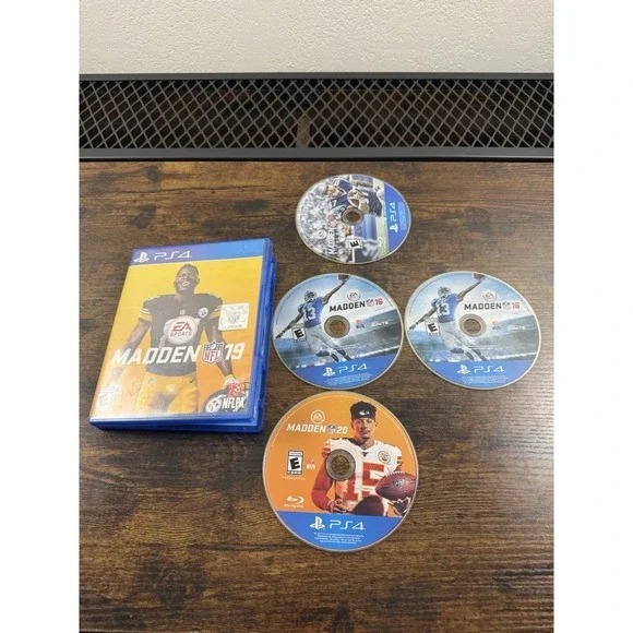 Lot Of 5 PS4‎ Games. Untested. 1 Case. 5 discs