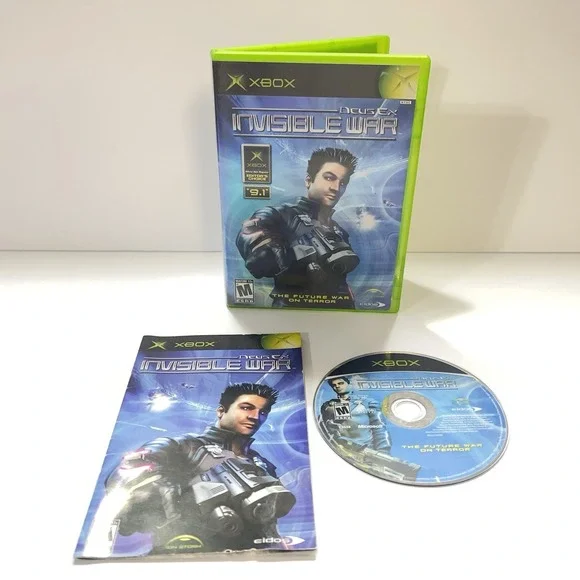 Deus Ex: Invisible War (Microsoft Xbox, 2003) CIB w/Reg Card