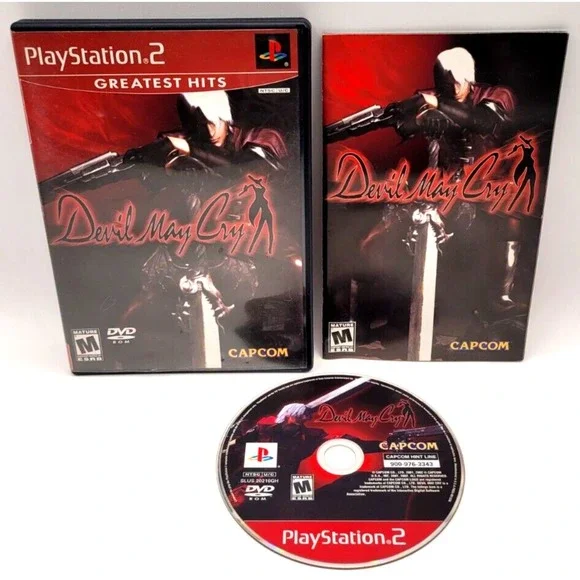 Devil‎ May Cry Greatest Hits (Sony PlayStation 2, PS2, 2002) CIB COMPETE TESTED