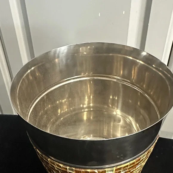 PIER 1 IMPORTS Gold Mosaic Stainless Steel