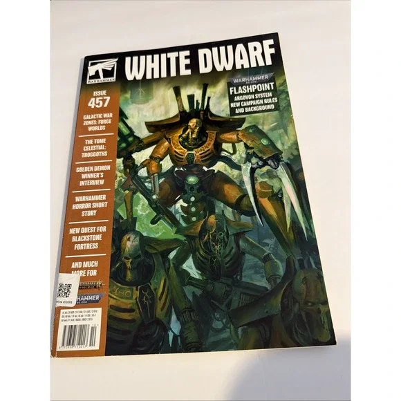 White Dwarf Magazine 457 Flashpoint Argovon Warhammer 40K Sigmar Games Workshop
