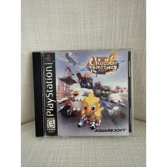 Chocobo Racing PS1 w/ Manual and Reg. Card CLEAN (Sony‎ PlayStation 1, 1999)