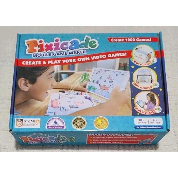 Pixicade Game Mobile Game Maker‎ Create and Play 1200 Games NEW 2021