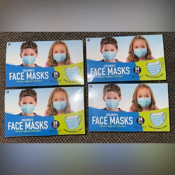 Children's Face Masks - set of 4
