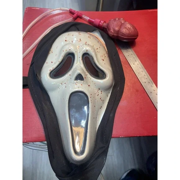 Scream Movie Bleeding Ghost Face blood mask