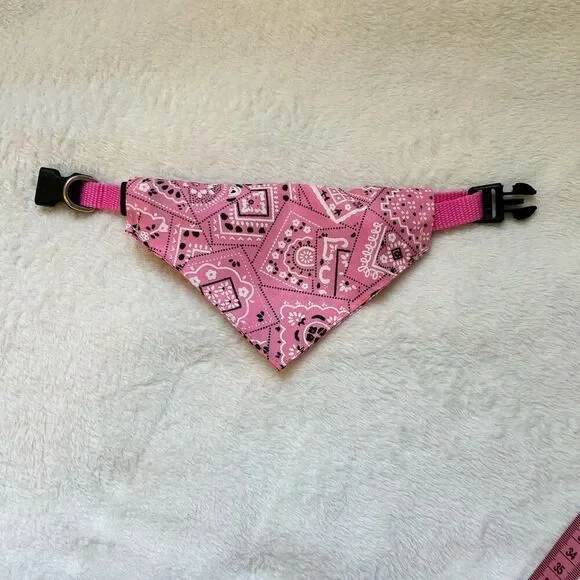 Bandanas For Dogs Adjustable Dog Bandana Printed Soft Collar For Dog Cat Dog Sca