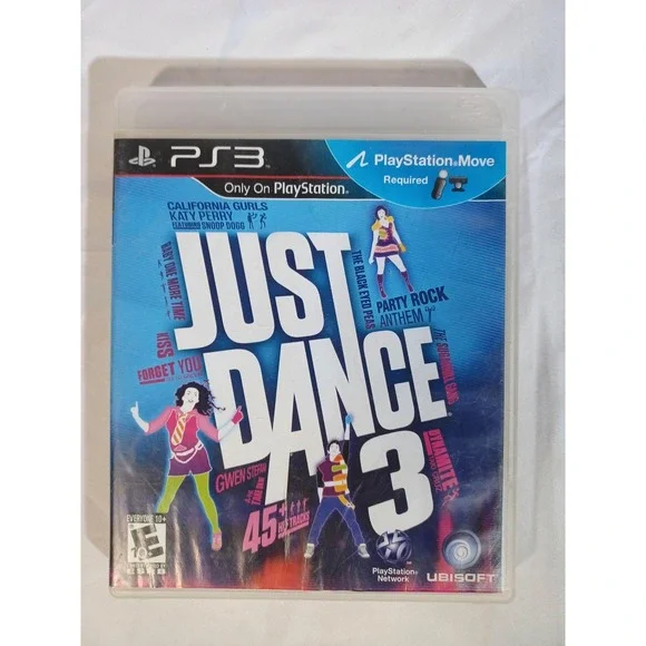 Just Dance 3 PlayStation 3‎ PS3 Game Ubisoft E10+ 2011 NTSC-U/C Move Dance Party