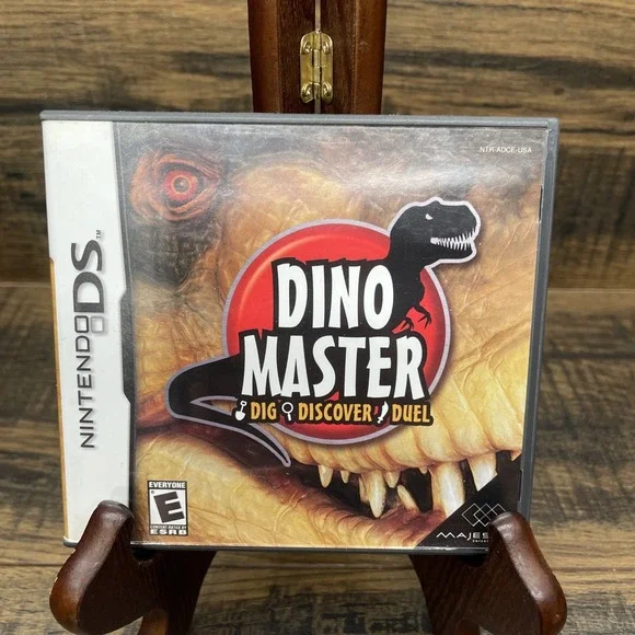 Dino Master: Dig, Discover, Duel (Nintendo DS) CASE ONLY - NO GAME - Authentic