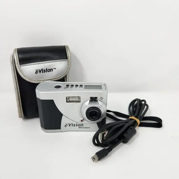 Evision Megapro Digital Camera With 2X Zoom LCD Screen & Accessories