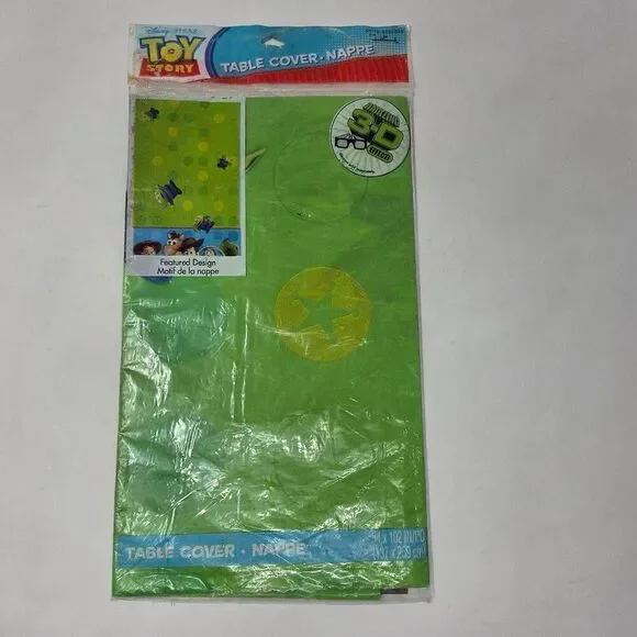 DISNEY PIXAR TOY STORY PLASTIC TABLE COVER 54