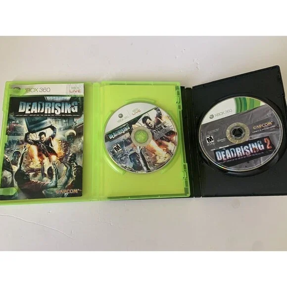 Dead Rising 1 &‎ 2(Microsoft Xbox One, 2016) Combo Lot( 1 Is CIB & 2 Is CD Only)