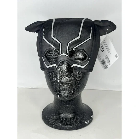 Black Panther Fabric Mask Marvel Halloween Child Costume Accessory