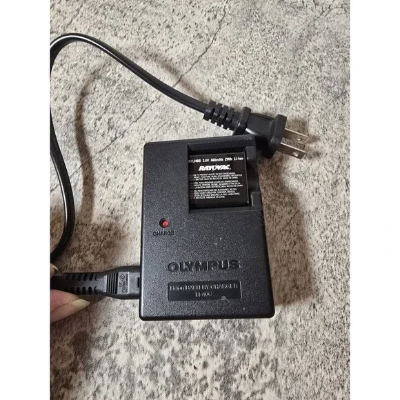 Olympus Li-40C Lithium Ion Battery Charger for Digital Camera Stylus Series Test