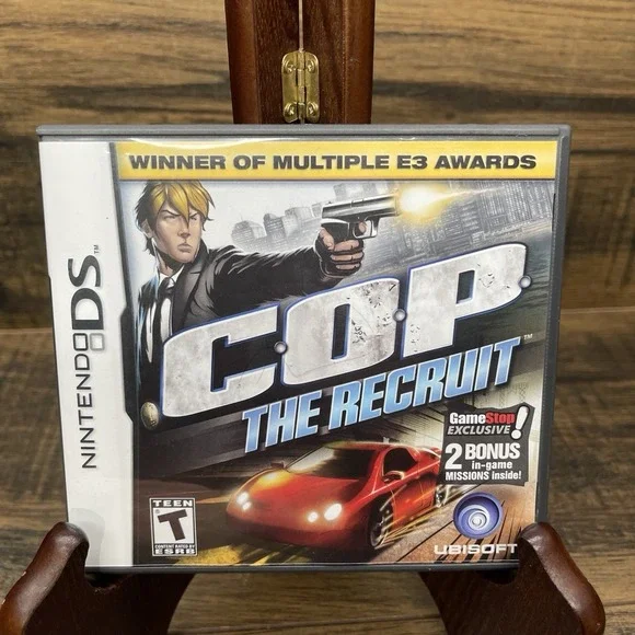 C.O.P.: The Recruit (Nintendo DS, 2009) Case & Manual ONLY - NO GAME