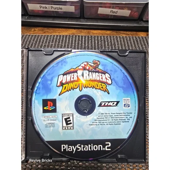 Power‎ Rangers: Dino Thunder (Sony PlayStation 2, PS2, 2004) Game Only Tested
