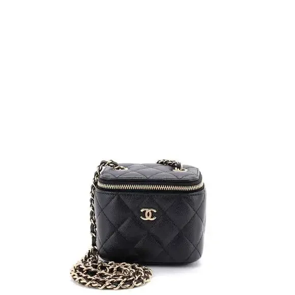 Chanel Classic Vanity Case With Chain #258303C40B