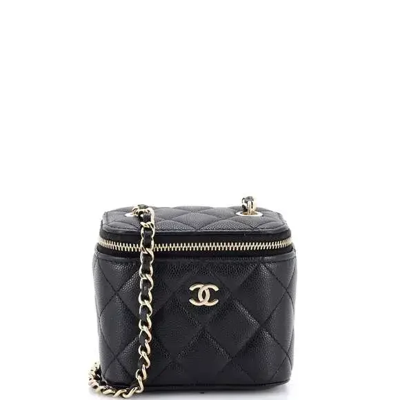 Chanel Classic Vanity Case With Chain #254486C41B