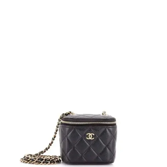 Chanel Classic Vanity Case With Chain #249885C37B