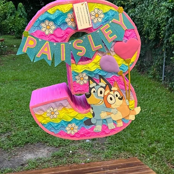 Colorful Number 3 Party Decoration