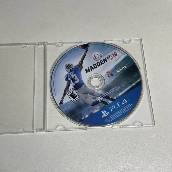 Madden NFL 16 Sony PlayStation 4 PS4 Video Game Disc Only Tested EA Sports