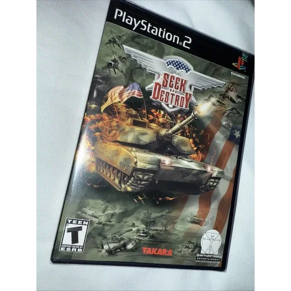 Seek and Destroy Video Game PS2 Sony Playstation 2 Brand New Rated T For Teen