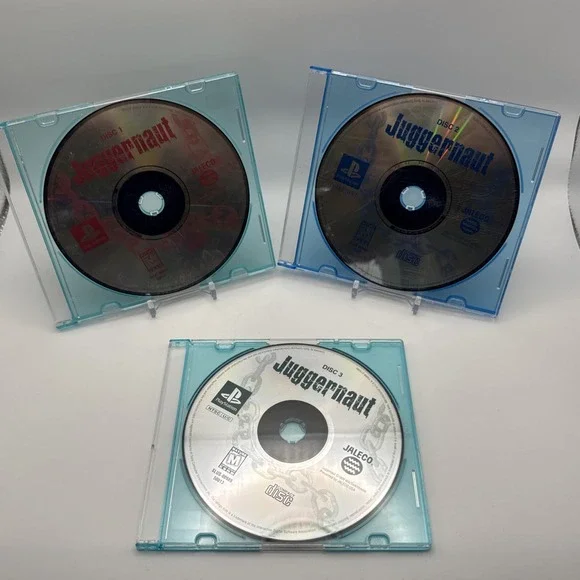 Juggernaut PS1 Horror Game Discs 1-3 Complete (READ DESCRIPTION)