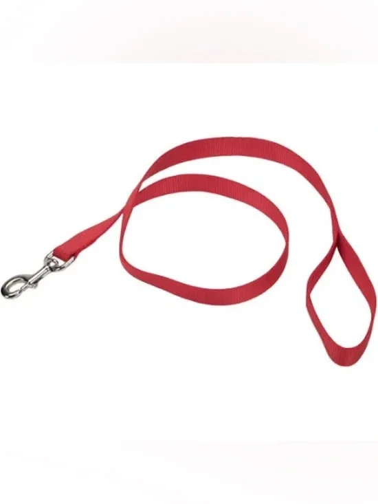 Coastal Red Nylon Dog Leash