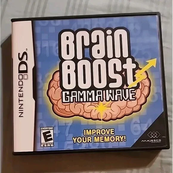 Brain Boost: Gamma Wave (Nintendo DS, 2006) EXCELLENT COMPLETE‎ CONDITION